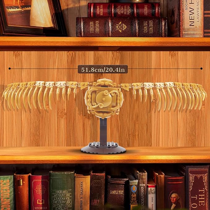 Golden Snitch Building Blocks Set Compatible with Lego Particle SizeUnique Harry Snitch Design Model DecorationCreative Gift for 6+ BoysGirls or Adults