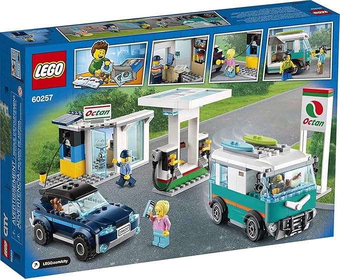 LEGO City Service Station 60257 Pretend Play Toy Building Sets for Kids New 2020 (354 Pieces)