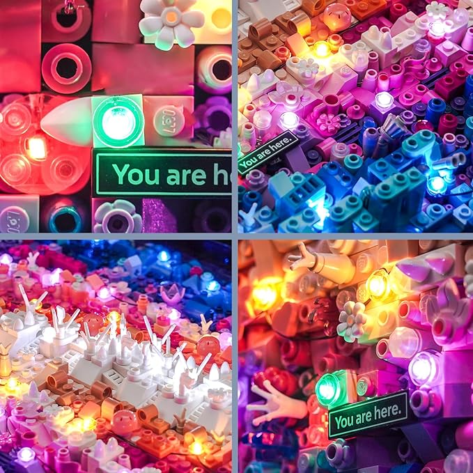 BrickBling LED Lights Compatible with Lego The Milky Way Galaxy Creative Light Kit Compatible with Lego 31212 (Lights Only No Model) (Classic Version Light)