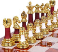 15 Inch Chess Set with Weighted Acrylic Chess Pieces – Tournament Size 3.5” King – Elegant Folding Chess Board for Adults and Kids Professional Family Chess Board Game Set for Home Office &amp Gift