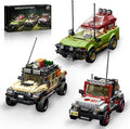 Dinosaur Classic Off-Road Vehicle Building Set 3-in-1 All-Terrain Car Trucks Collection Model Kit for Adults -1632PCS