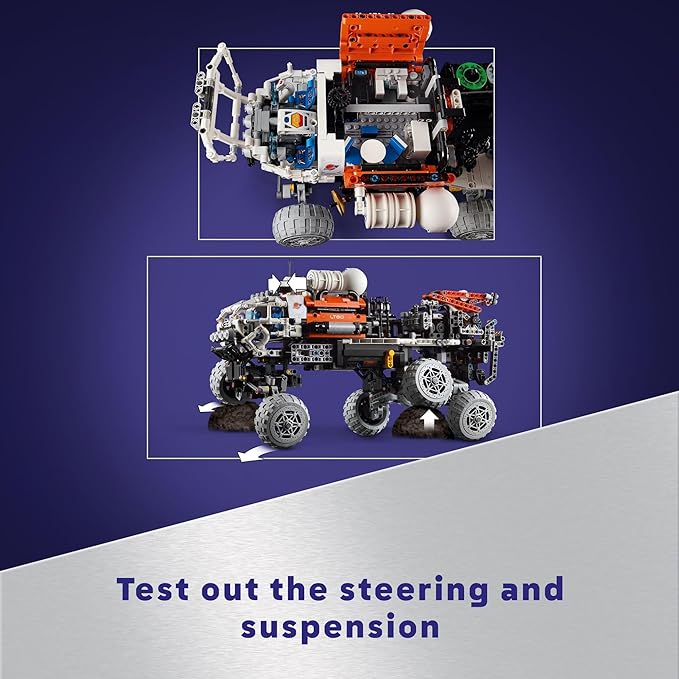 LEGO Technic Mars Crew Exploration Rover Building Toy - Build &amp Display for Room Decor - Gift for Christmas - Set for Boys &amp Girls Ages 11+ Years - 42180