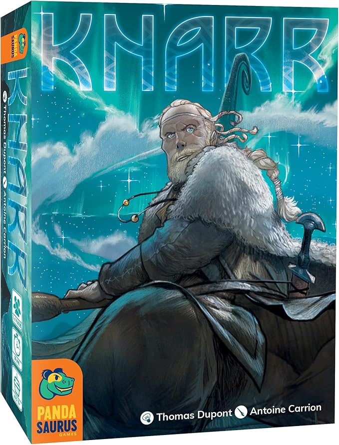 Knarr Board Game - Form the Greatest Band of Vikings! Thrilling Exploration and Strategy Game Fun Family Game for Kids &amp Adults Ages 10+ 2-4 Players 30 Min Playtime Made by Pandasaurus Games