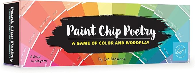 Paint Chip Poetry: A Game of Color and Wordplay (Poetry Game Unique Poem Gift for Teachers)