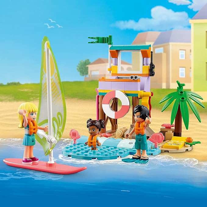 LEGO Friends Surfer Beach Fun 41710 Building Toy Set for Girls Boys and Kids Ages 6+ (288 Pieces)