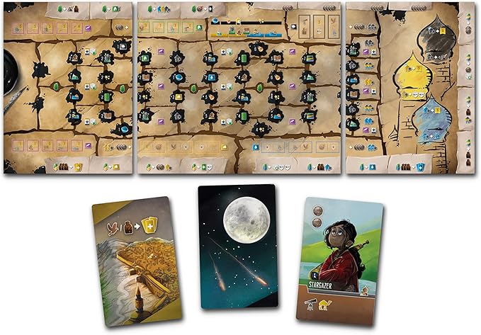 Renegade Game Studios Wayfarers of the South Tigris Dice Placement Strategy Board Game 1-4 Players 60-90 Minutes