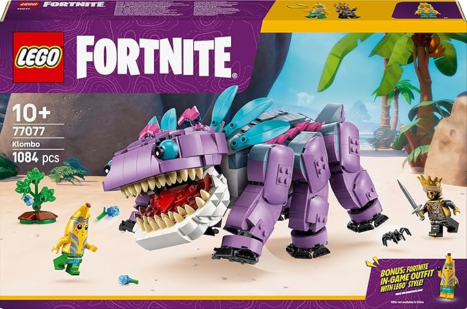 Lego 77077 Fortnite Chrome Boo Toy Birthday Present Blocks for Boys and Girls Kids 10 Years Old 11 Years Old 12 Years Old Elementary School Students Animals Creatures Games Mom and Dad