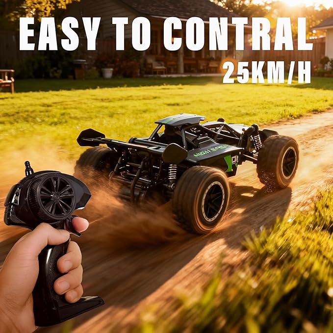 Remote Control Car 1:18 Scale RC Off-Road Car High-Speed Remote Control Vehicle Indoor &amp Outdoor Use 25 km/h Speed 40m Range Perfect for Kids &amp Adults