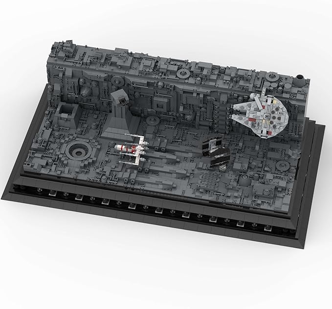 Micro Space War View Building Block SetCreative Activity Hobbies Display for Teens &amp AdultsMOC Dead Star Trench Battle Bricks Creative Hobby &amp Home Decor(3858 Piece)