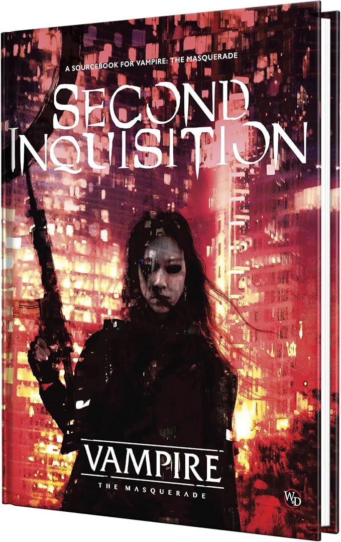Renegade Game Studios Vampire Masquerade 5th Edition Second Inquisition Supplement Hardcover