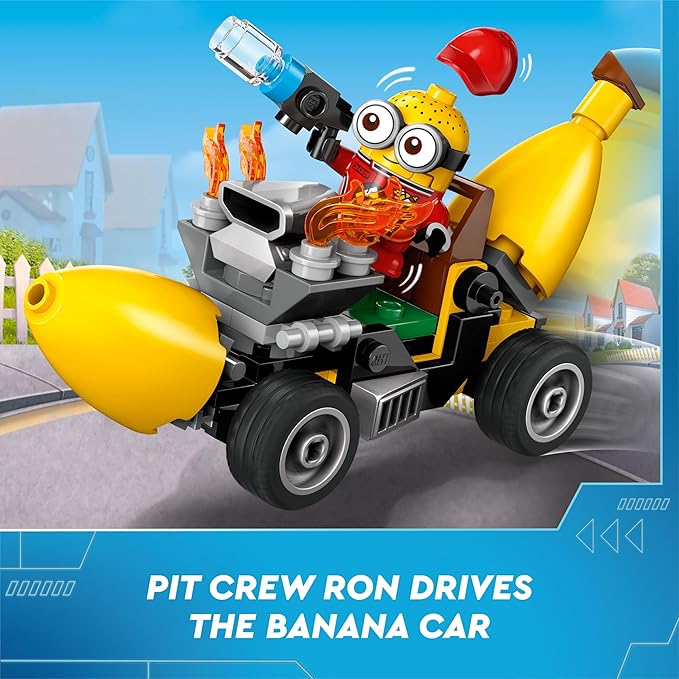 Lego Despicable Me 4 Minions and The Banana Car Playset to Despicable Me 4 Kids Toy Creative Minions Gift for Boys and Girls from 6 Years 75580
