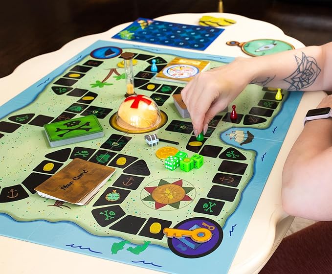 Nickelodeon Spongebob Squarepants Flying Dutchman's Treasure Hunt Board Game | Fun Family Entertainment for 2-6 Players