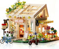 Flowers House Building Set with Lights Garden Building Kits Sunshine Greenhouse Building Toy for Home Display Decoration Creative Greenhouse Playset for Girls Friends and Adult 8+ (832 PCS)