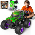 Gohero Monster Trucks for Boys Age 4-7 2.4Ghz RC Zombie Monster Truck Toys with Stunt 360°Spin &amp Drift 1:20 Scale Remote Control Car with Light &amp Sounds Gift for 3 5 6 8 Year Old Boys&amp