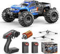 RC Cars 1:14 All Terrain Off-Road RC Truck 4WD Fast Remote Control Car 40 KM/H 4X4 Waterproof Monster Truck with 2×1300mAh Batteries Metal Shocks 6 LED Headlights RTR RC Vehicle