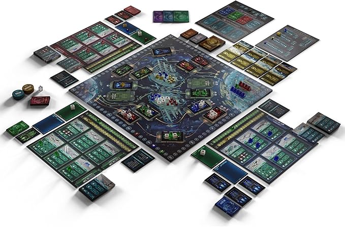 Dead Alive Games: Lunar Rush - Standard Edition - Euro-Style Board Game Moon &amp Space Resource Management Worker Placement Ages 14+ 1-4 Players