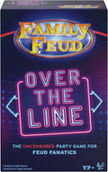 Spin Master Games Family Feud: Over the Line Adult Party Game The Classic Survey Says Guessing Game that Goes Beyond Family Fun Night for Teens &amp Adults Friendsgiving 2+ Players for Ages 17