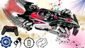 Formula Drift Car with Smoke LED Lights 360° Rotation and Sound with Ultimate Drifting Experience 14x7 (Red)