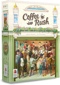 Coffee Rush Board Game - Brew Up Success in a Quick Addictive and Fun Coffee Adventure! Strategy Game for Kids &amp Adults Ages 8+ 2-4 Players 30 Minute Playtime