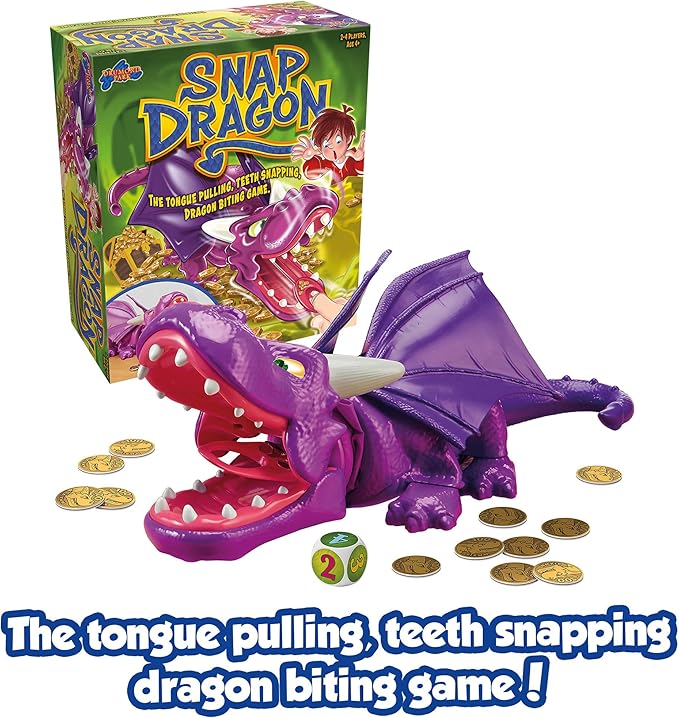 TOMY Snap Dragon Action Board Game for Kids Family Board Games Multicolor 4 Years and Up
