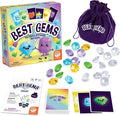 MindWare Best Gems Family Game for 5 Year Olds and up - Match Giant Gems to Earn Points 2 to 4 Players