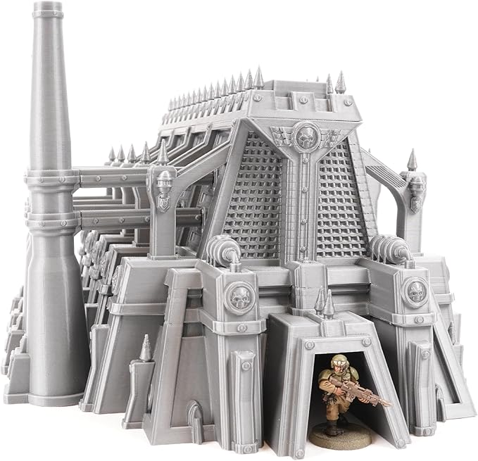 Tabletop Terrain Manufactorum by War Scenery for Wargames and RPGs 28mm 32mm Miniatures