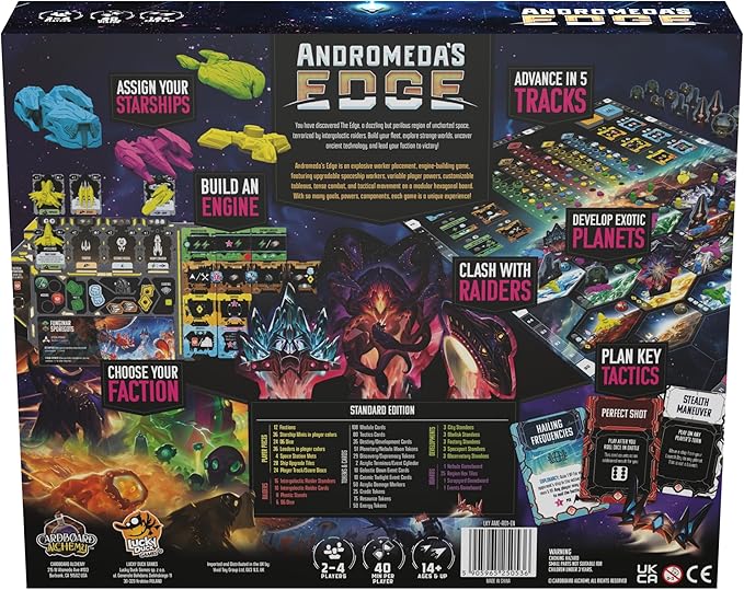 Lucky Duck Games Andromeda's Edge | 2-4 Players Ages 14+ | Gameplay 80-160 Minutes