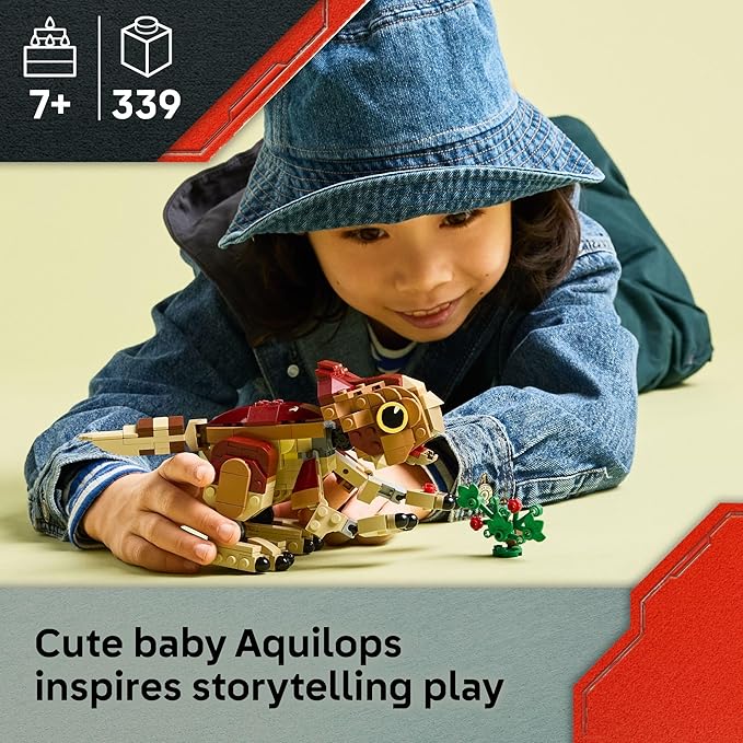 LEGO Jurassic World Baby Dinosaur Dolores: Aquilops Kids Toy - Educational and Learning Toy for Girls &amp Boys Ages 7+ - Pretend Play Gift Idea for Birthdays - 76970