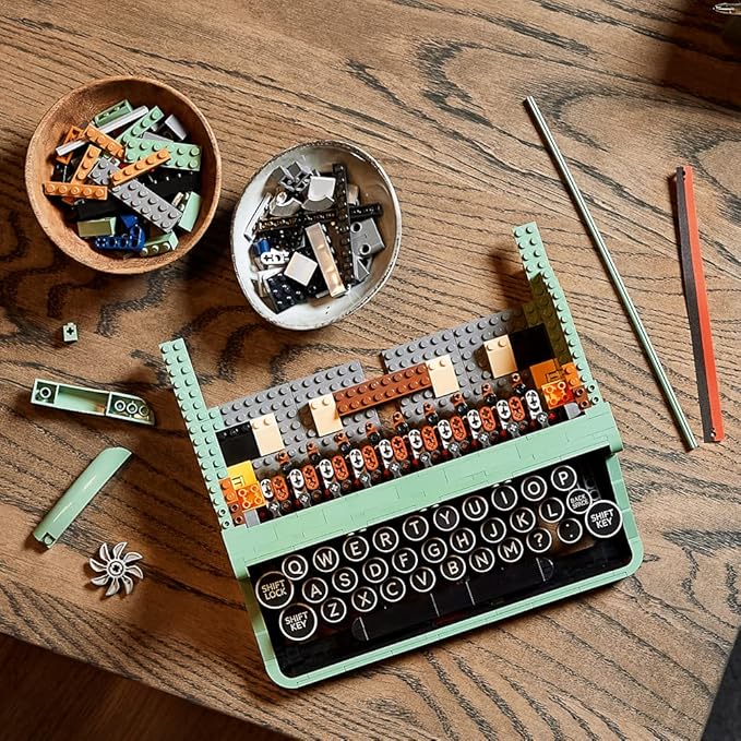 Lego 21327 Ideas The Vintage Writing Machine Original Gift Creative Hobby Kits for Adults Building Set