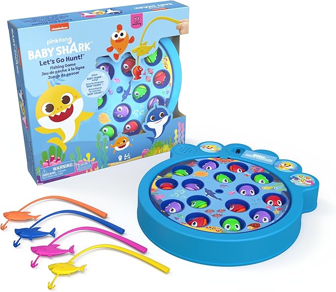 Spin Master Cardinal Games 6054916 Baby Shark Gone Fishing Game Multi Colour Ages 4+