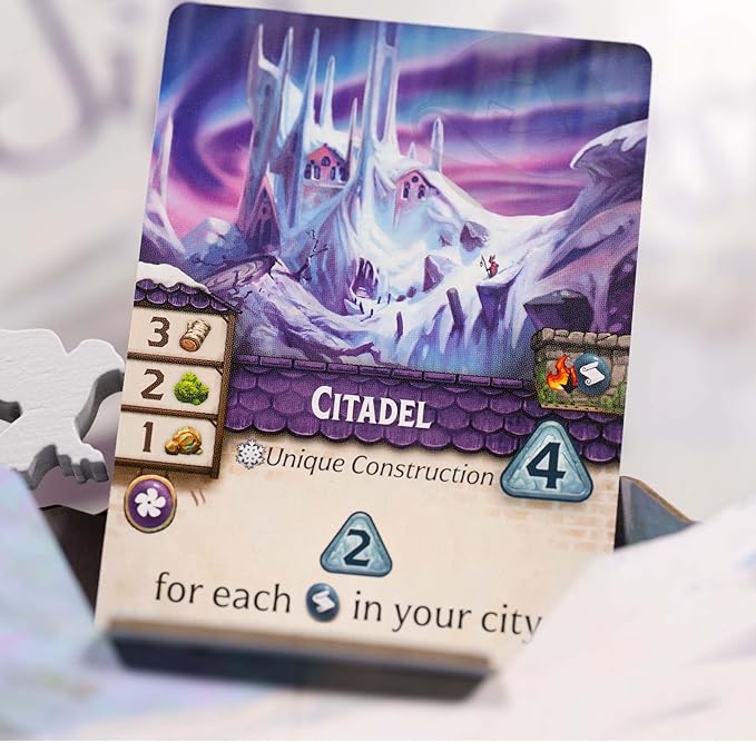 Everdell Silverfrost Essentials Edition Board Game for 1–4 Players | Standalone City-Building Strategy Game Ages 10+ | Worker Placement Tabletop Game