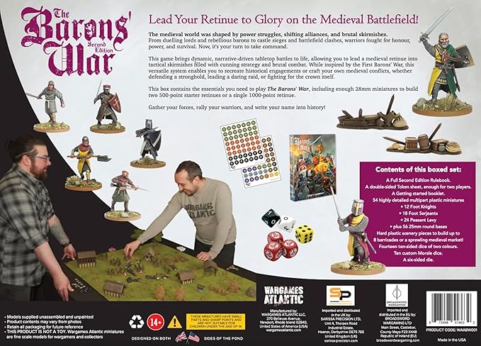 Wargames Atlantic Baron's War 2nd Edition Starter Set