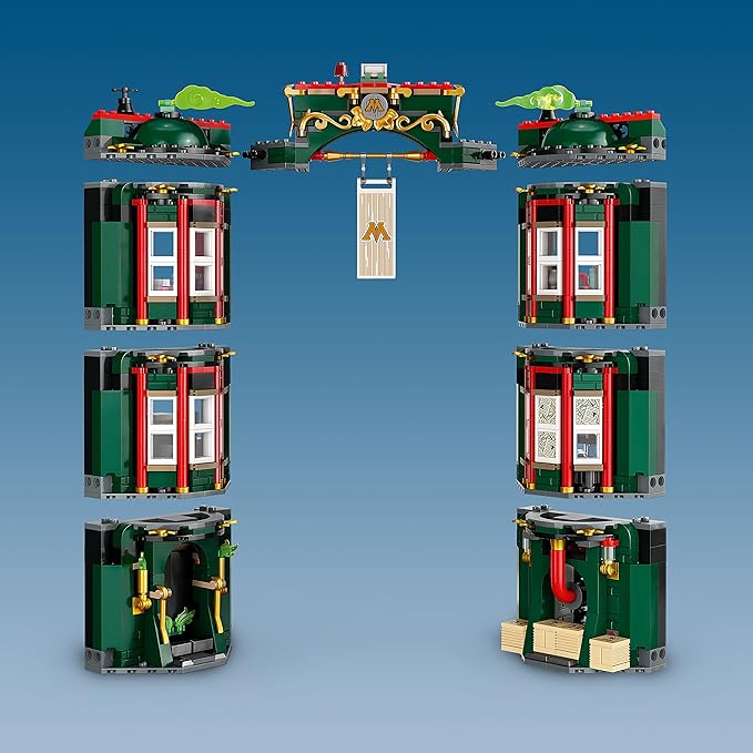 LEGO Harry Potter The Ministry of Magic Building Toy 76403 Large Modular Building Set with 12 Minifigures Harry Potter Gift Idea for Kids Boys Girls Age 9+ Collectible Wizarding World Buildking Kit