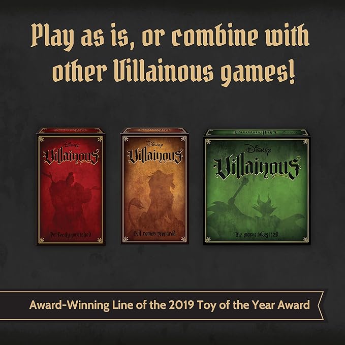 Ravensburger Disney Villainous - Bigger and Badder Strategy Board Game - New Pixar Villains - Play as Syndrome Lotso or Madam Mim - Standalone or Expand with Other Villainous Games - Ages 10+