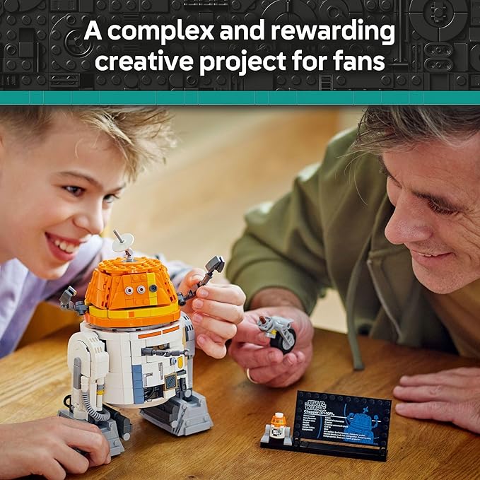 LEGO Star Wars: Ahsoka Chopper (C1-10P) Astromech Droid Set - Building Toy for Kids Ages 10+ - Makes a Great Gift for Boys and Girls - Model Kit and Room Decor Idea for Sci-Fi Adventure Fans - 75416