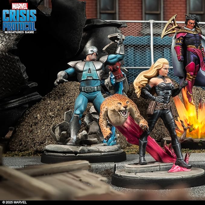 Asmodee Marvel: Crisis Protocol Avalanche Exodus &amp Lady Mastermind Character Pack - Tabletop Superhero Game Ages 14+ 2 Players 90 Minute Playtime