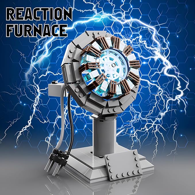 Arc Reactor Building Block Set A Model Toy Proof That Tony Has A HeartA Gift for Adults and Children