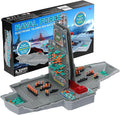 Talking Sea Battle Board Game with Light and Sound Effects Electronic Naval Battle Strategy Game with 200 Preset Ships Layout Logicality Training 1-2 Players Family Board Game (Gray)