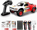 1:12 4WD Brushless RC Truck for Adults 4x4 Offroad Waterproof Monster Trucks Electric Powered High Speed Remote Control Cars Fast Extreme All Terrain RC Truggy with Double 3S Battery