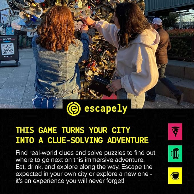 Tampa Outdoor Escape Room | Real City Scavenger Hunt | Gifts for Adults &amp Families | 1-6 Players 2-3 Hours 1 Mile Walking Distance