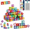 Magnetic Alphabet Letters and Numbers for Kids - 40 Piece Educational Learning Toys for Toddlers Ages 3-6 ABC Magnets for Preschool Kindergarten Homeschool with Storage Case