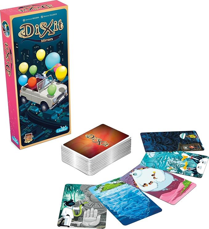 Libellud | Dixit Mirrors | Expansion | Multi-Time Awarded Imagination and Creativity Game | Ages 8 | 3 to 8 Players | 30 Minutes per Game | Multilanguage (Includes Spanish)