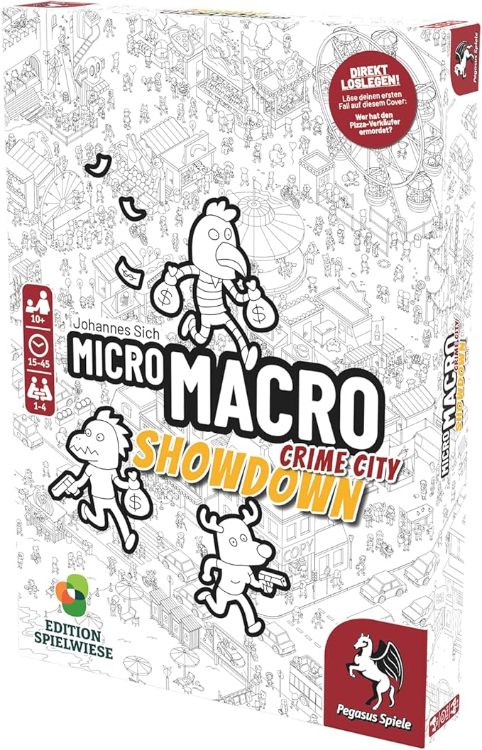 Pegasus Spiele 59064G MicroMacro: Crime City 4 – Showdown (Edition Spielwiese)