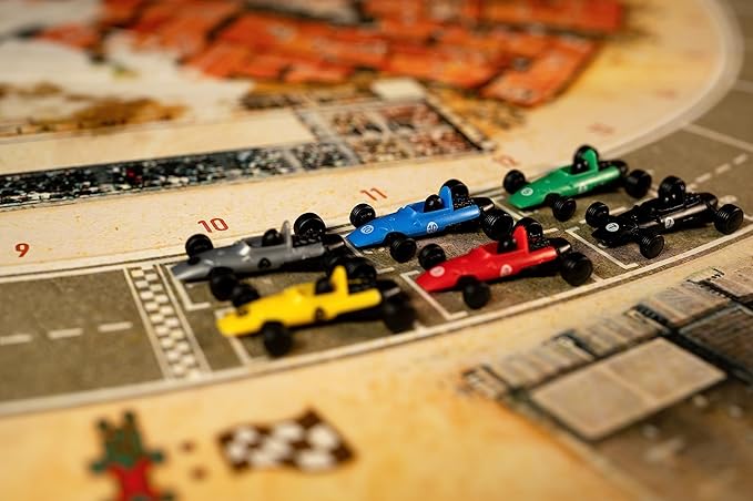 Asmodee HEAT: Pedal to the Metal Board Game - Intense Car Racing and Strategy Game Fun Family Game for Kids and Adults Ages 10+ 1-4 Players 60 Minute Playtime