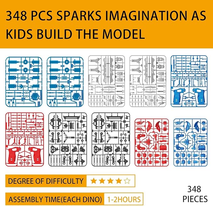 STEM Robot Building Kit Fighting Robots Toy Set for Kids Hydraulic Boxing Bots Build 2 Hydraulic-Powered Battle Robots Easter Christmas Birthday Gifts for 8-12 Year Boys Girls