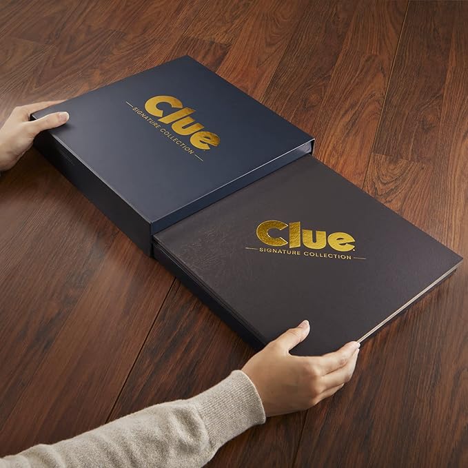 Hasbro Gaming Clue Board Game Signature Collection Premium Packaging and Components Family Games for Kids and Adults Mystery Games for 2 to 6 Players