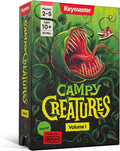 Keymaster Games Campy Creatures Vol. 1 - Hilariously Fun Trick-Taking Game! Perfect Card Game &amp Board Game for Adults &amp Families - Flip Cards to Unleash Monsters on Game Night!