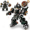 HIGH GODO Mech Robot Building Set Destroy Warrior City Soldier Mech Model Building Kit with Weapons Creative Cool Robots Toys Gift for Teens Adults 14+ (587 PCS)