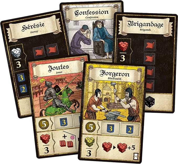 Troyes Board Game - Experience The Richness of Medieval France in This Acclaimed Strategy Game! Family Game for Kids and Adults Ages 14+ 2-4 Players 90 Minute Playtime Made