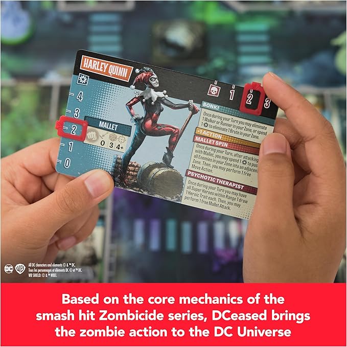 Spin Master Games DCeased: Gotham City Outbreak Part of The Zombicide Collection Collectible DC Comics Miniatures Strategy Board Game Easter Gift 1-4 Players for Ages 14 &amp Up
